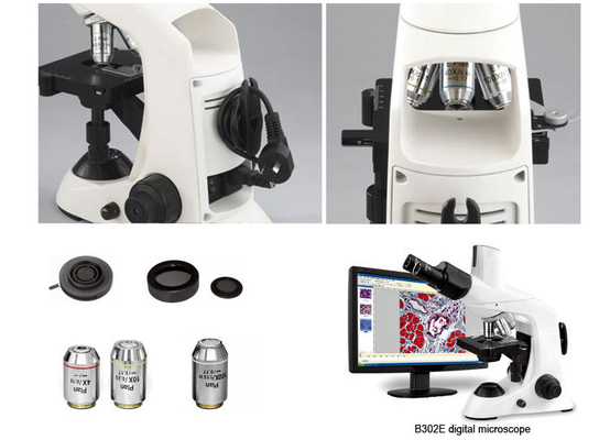 B302E500 Digital Binocular Biological Microscope High Resolution For Laboratory