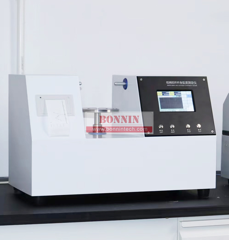 Laboratory Paper Cup Body Stiffness Testing Machine Paper Cup Stiffness Tester